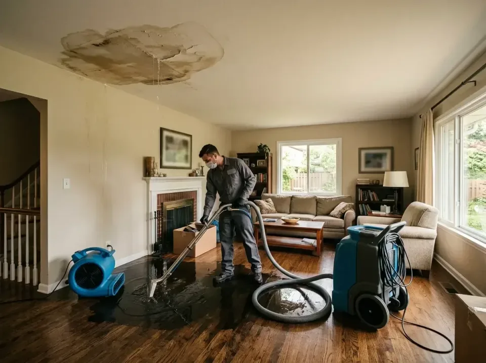 attic-pipe-burst-ceiling-drip-008 — frequently asked questions, Water Damage Restoration & Carpet Care in Highlands, CA